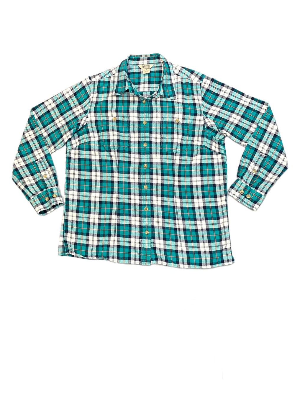 Duluth Trading Co Flannel Shirt Women’s Size Medium